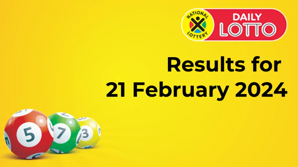 daily lotto results 21 feb
