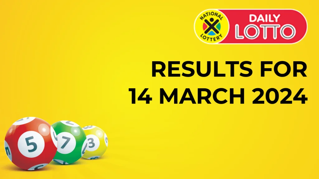 daily lotto results for 14 march 2024