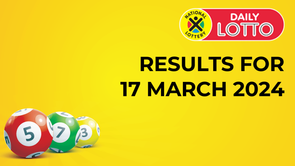 daily lotto results for 17 march