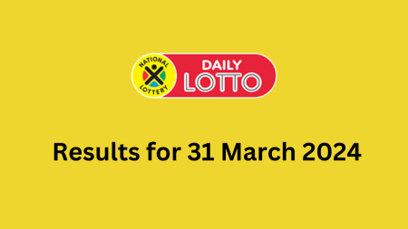 daily lotto results for 31 march