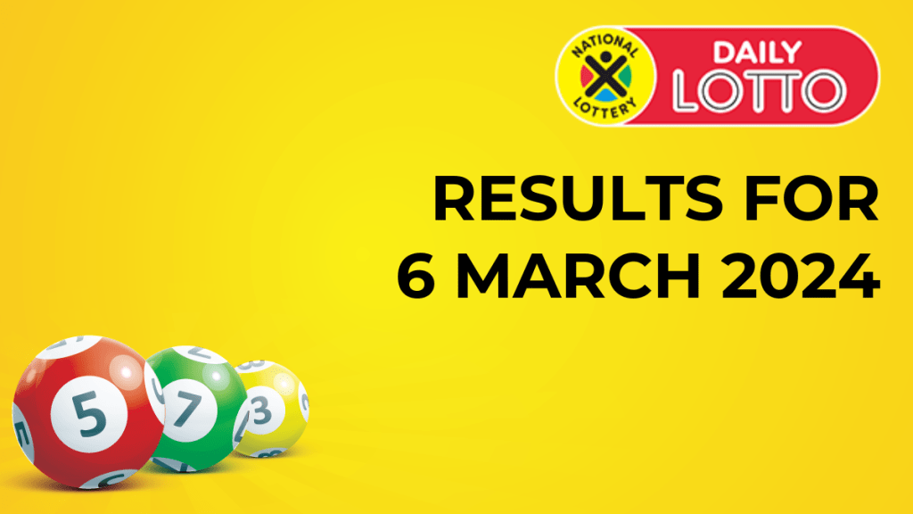 daily lotto results for 6 march