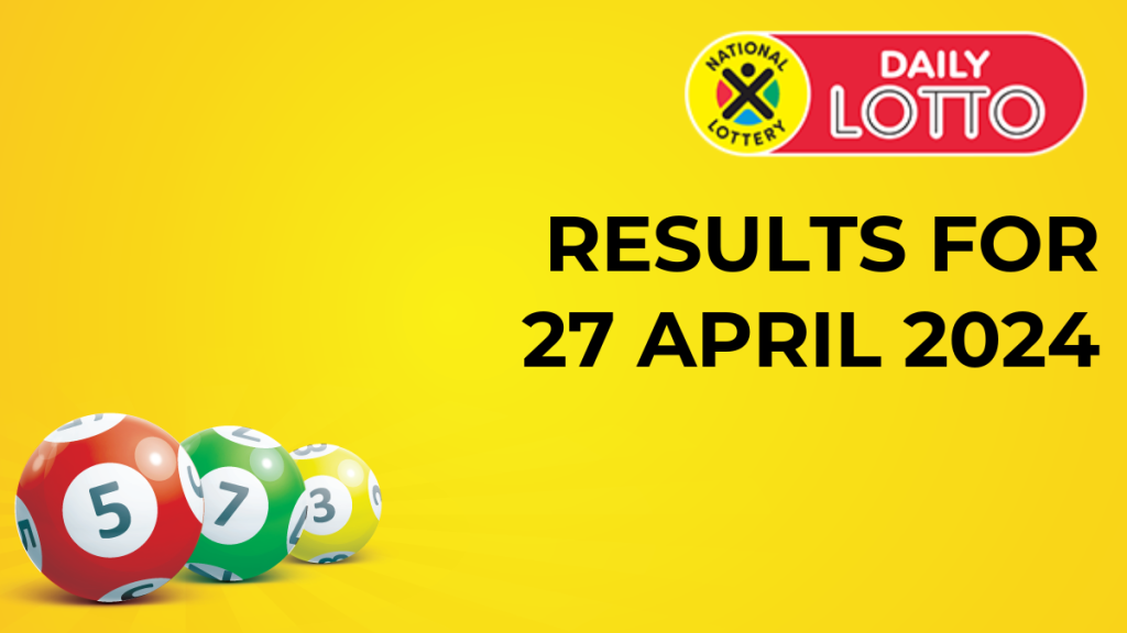 daily lotto results for 27 april