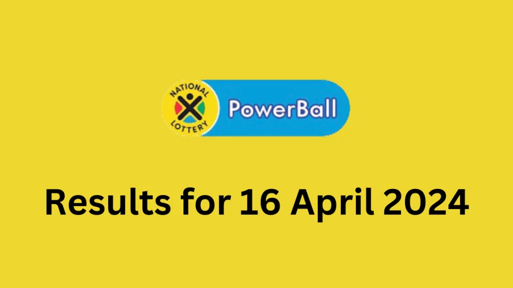 powerball results for 16 april