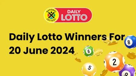 Congratulations to The Daily Lotto Winners For 20 June 2024