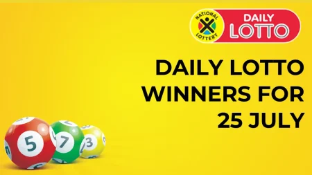 Congratulations to The Daily Lotto Winners for 25 July 2024