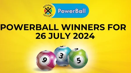 Congratulations to The Powerball Winners for 26 July 2024