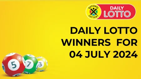 Congratulations to The Daily Lotto Winners for 04 July 2024