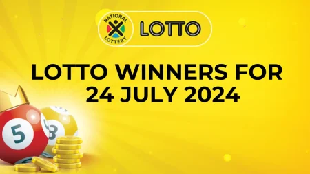 Congratulations to The Lotto Winners for 24 July 2024