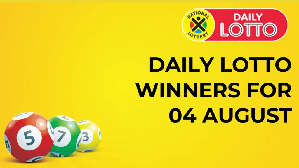 Congratulations to The Daily Lotto Winners for 04 August 2024