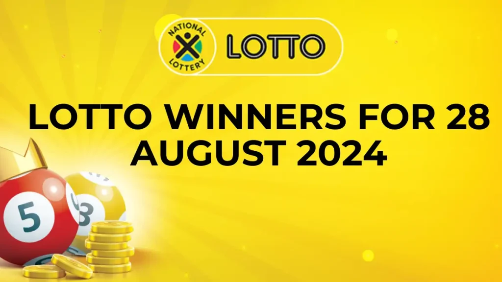 Congratulations to the Lotto Winners for 28 August 2024