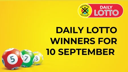 Congratulations to The Daily Lotto Winners for 10 September 2024