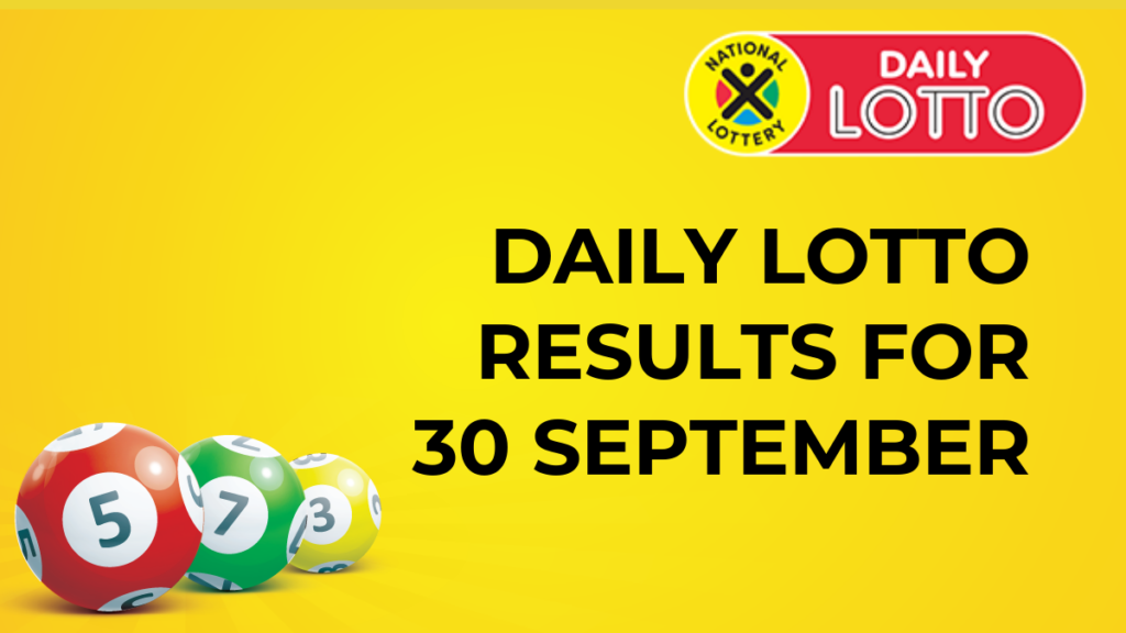 Daily lotto results