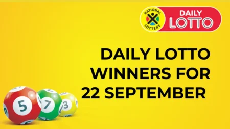 Congratulations to The Daily Lotto Winners for 22 September 2024