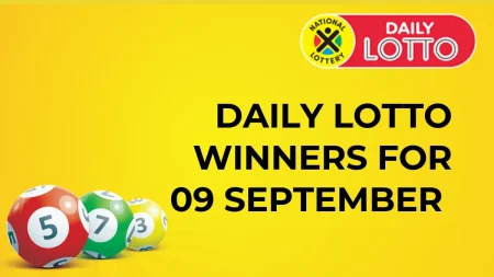 Congratulations to The Daily Lotto Winners for 09 September 2024