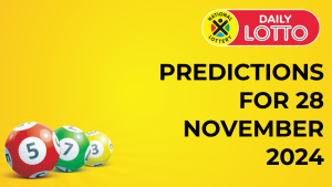 Ithuba Daily Lotto Predictions for the 29th November 2024 daily lotto predictions