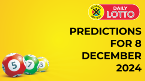 Ithuba Daily Lotto Predictions for 8 December 2024 daily lotto predictions