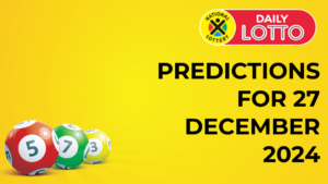Ithuba Daily Lotto Predictions of 27 December 2024 daily lotto predictions