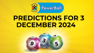 Ithuba Powerball Predictions of 03 December 2024 Powerball Predictions