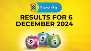 Ithuba Powerball Results For 06 December 2024 Ithuba Powerball Results
