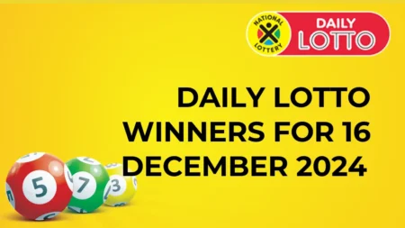 Daily lotto winners