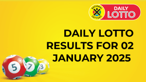 Ithuba Daily Lotto Results 02 January 2025 daily lotto results