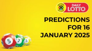 Ithuba Daily Lotto Predictions for 16 January 2025 Ithuba Daily Lotto Predictions For 16 January 2025