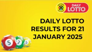 Ithuba Daily Lotto Results 21 January 2025 Ithuba Daily Lotto Results For 21 January 2025