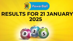 Ithuba Powerball Results For 21 January 2025