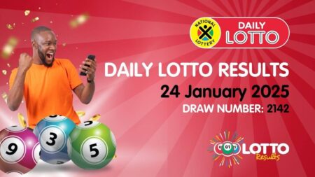 Daily Lotto Results 24Jan25