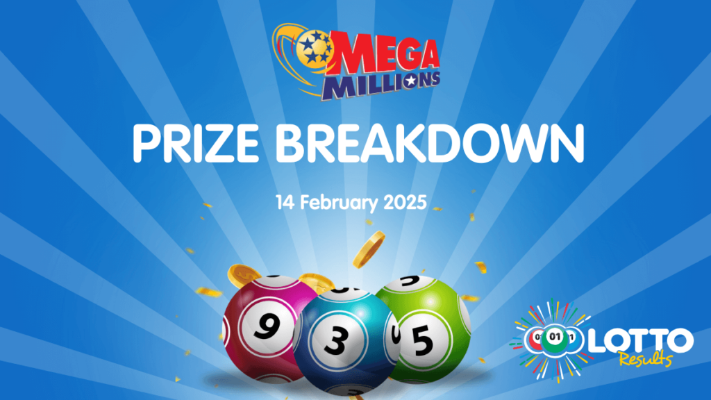Check the Mega Millions results for 14 February 2025. Jackpot rolls over to $145M! See prize breakdown & next draw details.