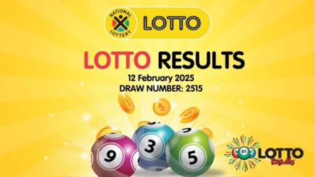 Check the Lotto results for 12 February 2025! Winning numbers for Lotto, Lotto Plus 1, and Lotto Plus 2 are now available. See if you’re a winner!