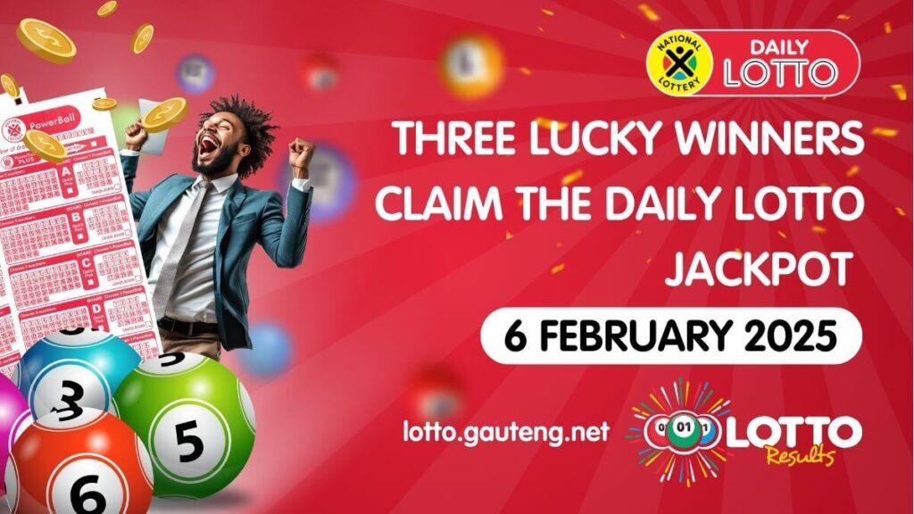Three lucky winners each claimed R333,333.30 in the 6 February 2025 Daily Lotto draw! Check the latest results and play today for a shot at R680,000!