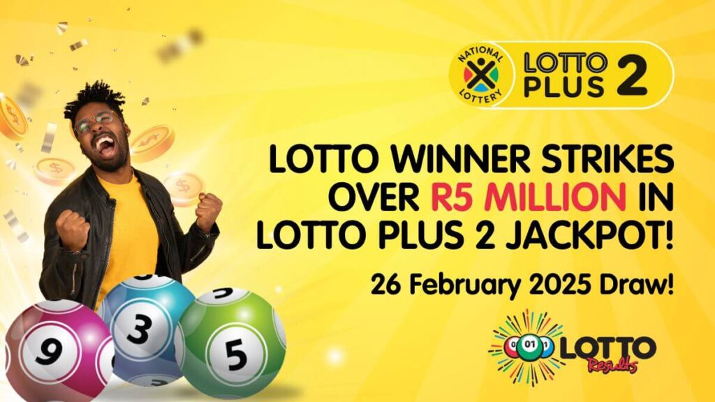 A Lotto Plus 2 player just won over R5 million! Could you be the next Lotto winner? Check the latest results and learn how to play for this Saturday’s R22 million jackpot!