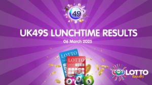 Check the latest UK49s Lunchtime Results for Friday, 7 March 2025. Find out if you're a winner and stay updated with the hottest UK49s trends and predictions!