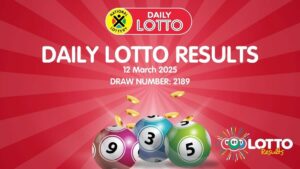 Daily Lotto Results for 12 March 2025 – Check Winning Numbers & Payouts Daily Lotto Results